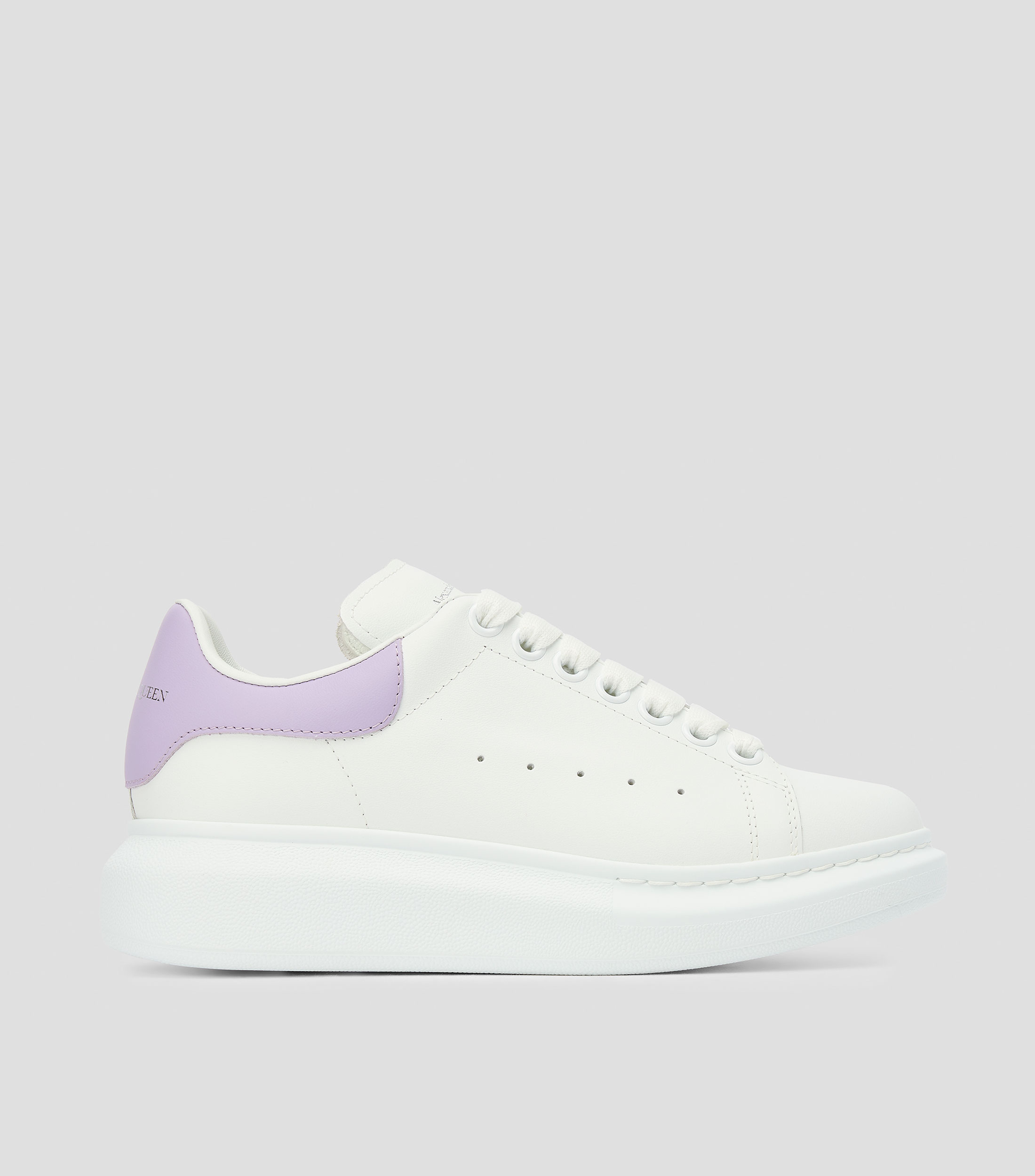 Tenis casuales con plataforma en piel Mujer